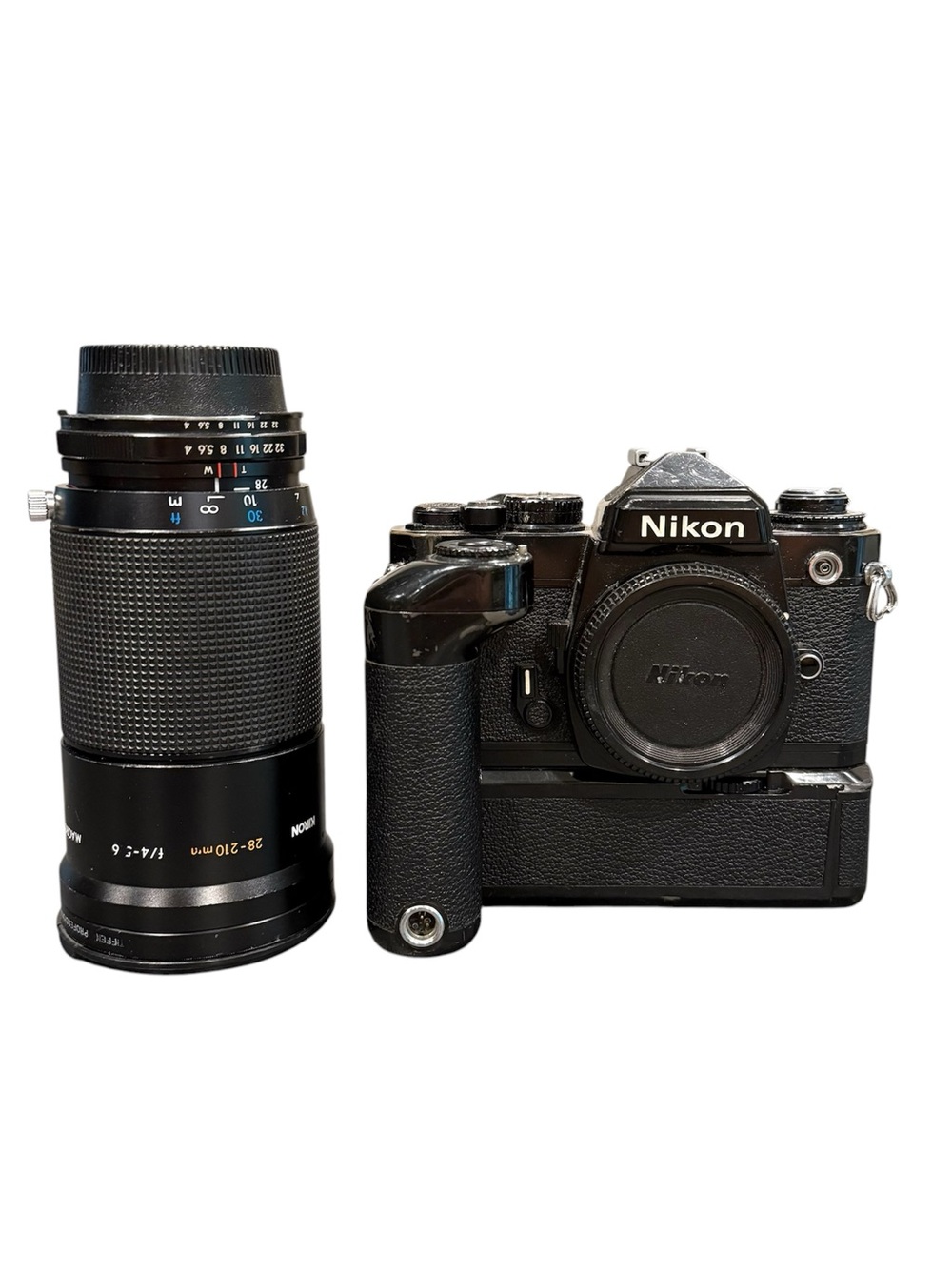 Nikon FE2 camera vintage + Kiron Skylight 1-A filter 72mm UNTESTED FOR PARTS